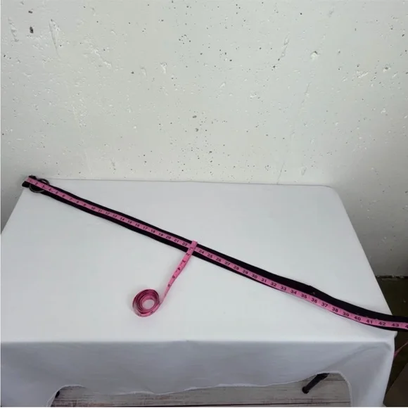 Sundance Women’s size Large Black Leather Loop Belt - Picture 10 of 10